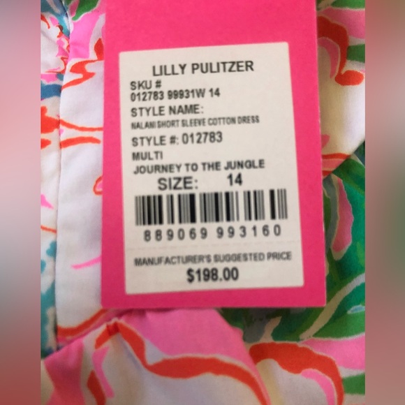 💕NEW! Lilly Pulitzer Nalani Short Sleeve Cotton Dress - Picture 11 of 11